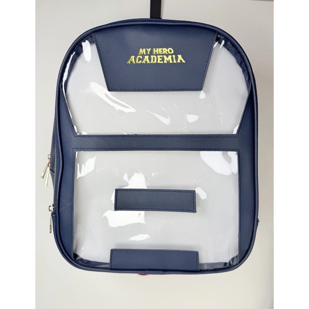 My Hero Academia Plus Ultra Ita Bag Clear Window Anime Backpack Blue